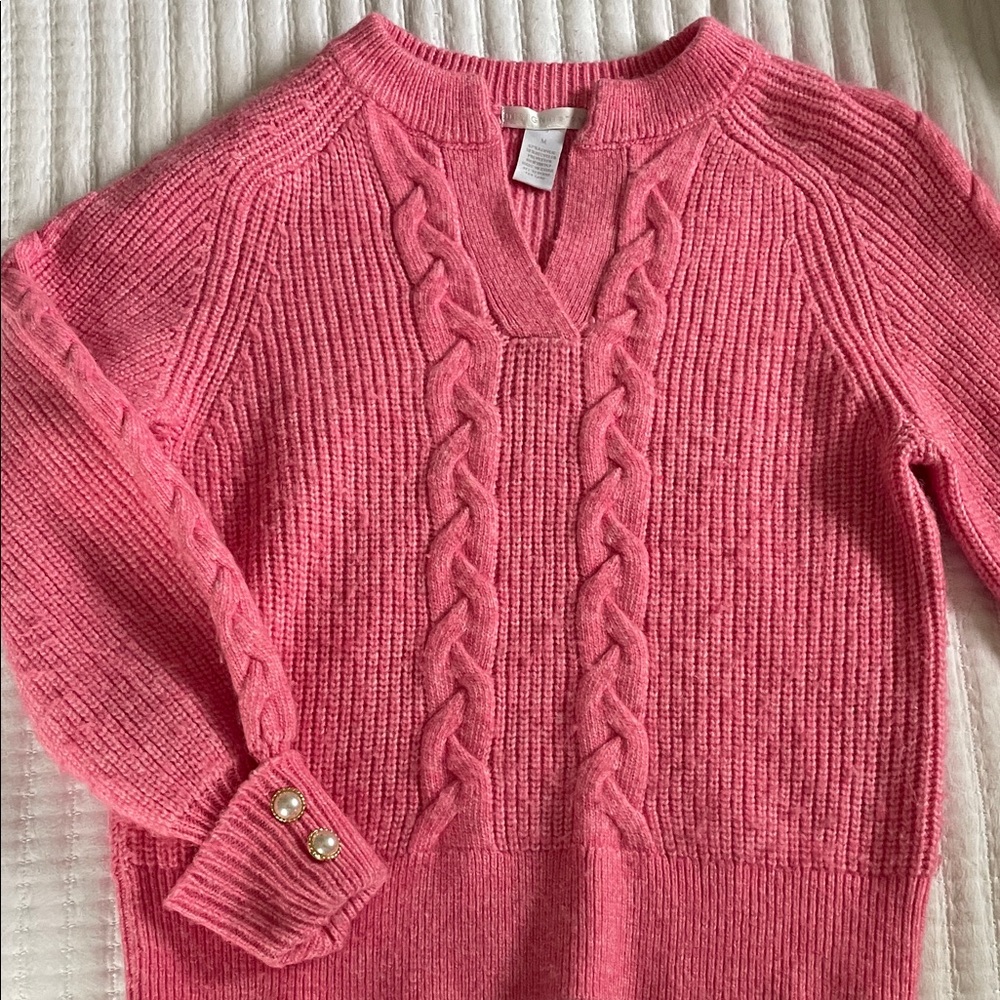 Design History pink V-Neck Sweater